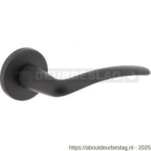 Intersteel Living 0466 deurkruk Zaia met rozet verdekt diameter 49x7 mm met nokken grijs - R26009976 - afbeelding 1