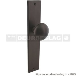 Intersteel Living 2128 knopschild 245x45 mm blind antraciet grijs - R26010437 - afbeelding 1