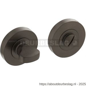 Intersteel Living 3476 WC-sluiting verdekt diameter 52x10 mm met nokken en stift 8x8 mm antraciet grijs - R26010013 - afbeelding 1