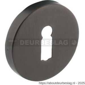 Intersteel Living 3512 sleutelrozet verdekt diameter 53x8 mm met nokken antraciet grijs - R26010441 - afbeelding 1