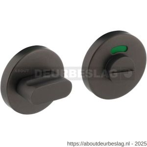 Intersteel Living 3512 WC-sluiting verdekt diameter 53x8 mm met nokken en stift 8x8 mm antraciet grijs - R26010443 - afbeelding 1