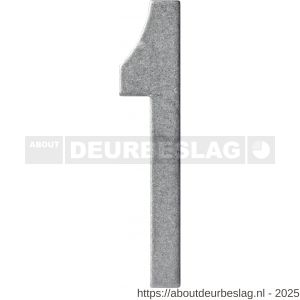 Intersteel 4020 huisnummer 1 150 mm RVS getrommeld - R26010839 - afbeelding 1