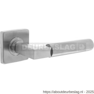 Intersteel Essentials 0378 deurkruk Baustil op rozet verdekt 53x53x8 mm met nokken RVS - R26005249 - afbeelding 1