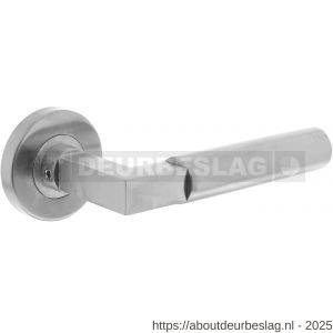 Intersteel Essentials 0379 deurkruk Baustil op rozet verdekt diameter 53x8 mm met nokken EN 1906/4 RVS - R26005254 - afbeelding 1