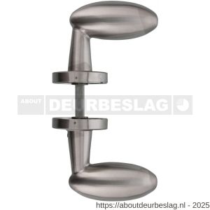 Intersteel Living 0613 deurkruk Golfclub op rozet verdekt diameter 53x10 mm RVS - R26000491 - afbeelding 2