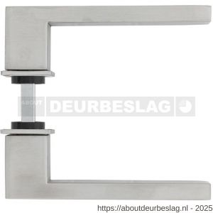 Intersteel Living 0922 deurkruk Amsterdam met rozet zelfklevend 30x30x3 mm RVS - R26010454 - afbeelding 2