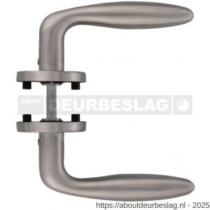 Intersteel Essentials 1013 deurkruk Jupiter op rozet verdekt diameter 55x8 mm met nokken EN 1906/3 RVS - R26005493 - afbeelding 2
