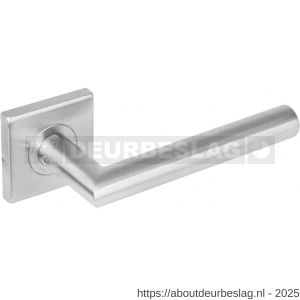 Intersteel Essentials 1242 deurkruk Jura op rozet verdekt 53x53x8 mm met nokken RVS - R26000606 - afbeelding 1