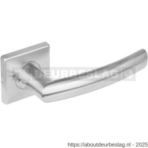 Intersteel Essentials 1248 deurkruk Blok op rozet verdekt 53x53x8 mm met nokken RVS - R26007345 - afbeelding 1