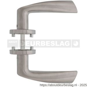 Intersteel Essentials 1279 deurkruk Vlinder op rozet verdekt diameter 53x8 mm met nokken EN 1906/4 RVS - R26000620 - afbeelding 3
