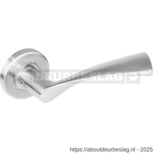 Intersteel Essentials 1279 deurkruk Vlinder op rozet verdekt diameter 53x8 mm met nokken EN 1906/4 RVS - R26000620 - afbeelding 1