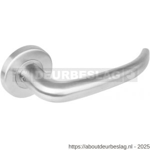 Intersteel Essentials 1282 deurkruk Sabel op rozet verdekt diameter 53x8 mm met nokken EN 1906/4 RVS - R26000634 - afbeelding 1