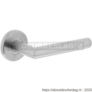 Intersteel Living 1317 deurkruk Jura op rozet verdekt diameter 55x8 mm met nokken EN 1906/4 RVS - R26007348 - afbeelding 1