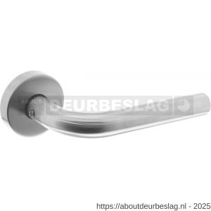 Intersteel Living 1952 deurkruk Recht met rozet verdekt ATP diameter 51x10 mm met nokken RVS - R26007066 - afbeelding 1