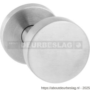 Intersteel Living 2186 knop 218630 rond verkropt vast op diameter 55 mm rozet staal 7 mm nok met stift M10/89 RVS (EN1916/4) - R26005845 - afbeelding 1