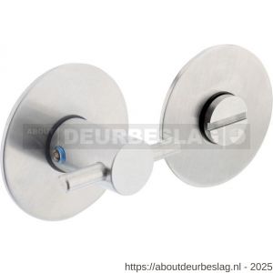 Intersteel Living 3403 WC-sluiting zelfklevend diameter 55x2 mm met stift 8x8 mm RVS - R26006854 - afbeelding 1