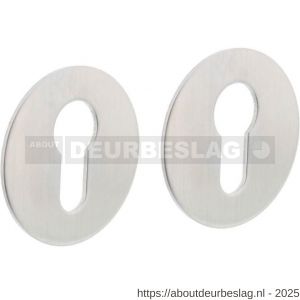 Intersteel Essentials 3403 cilinderrozetten zelfklevend diameter 55x2 mm RVS - R26011078 - afbeelding 1
