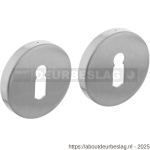 Intersteel Essentials 3410 sleutelrozetten verdekt diameter 53x9 mm RVS - R26011081 - afbeelding 1