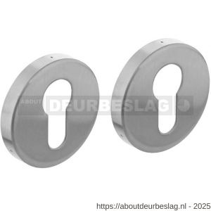 Intersteel Essentials 3410 cilinderrozetten verdekt diameter 53x9 mm RVS - R26011082 - afbeelding 1