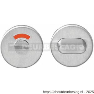 Intersteel Living 3413 WC-sluiting verdekt diameter 53x5 mm met stift 8x8 mm RVS - R26002748 - afbeelding 1