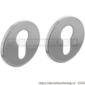 Intersteel Essentials 3413 cilinderrozetten verdekt diameter 53x5 mm RVS - R26011084 - afbeelding 1