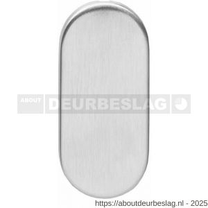 Intersteel Living 3418 afdekrozet verdekt ovaal 65x30x5 mm RVS - R26002290 - afbeelding 1