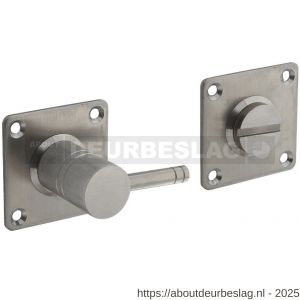 Intersteel Living 3419 WC-sluiting 42x42x2 mm met stift 8x8 mm RVS - R26002750 - afbeelding 1