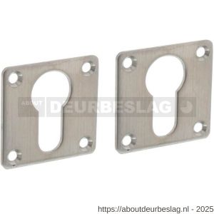 Intersteel Essentials 3419 cilinderrozetten 42x42x2 mm RVS - R26011090 - afbeelding 1