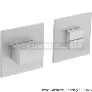 Intersteel Essentials 3424 WC-sluiting verdekt met magneet 55x55x3 mm met nokken en stift 8x8 mm RVS - R26008566 - afbeelding 1