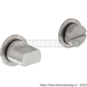 Intersteel Living 3438 WC-sluiting zelfklevend diameter 30x3 mm met stift 8x8 mm RVS - R26010476 - afbeelding 1