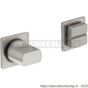Intersteel Living 3439 WC-sluiting zelfklevend 30x30x3 mm met stift 8x8 mm RVS - R26010477 - afbeelding 1