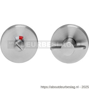 Intersteel Living 3464 WC-sluiting verdekt diameter 55x8 mm met nokken en stift 8x8 mm RVS circulair geborsteld - R26007620 - afbeelding 1