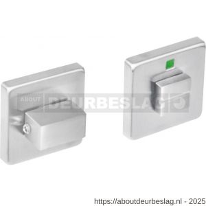 Intersteel Living 3510 WC-sluiting verdekt 53x53x8 mm met nokken en stift 8x8 mm RVS - R26002755 - afbeelding 1