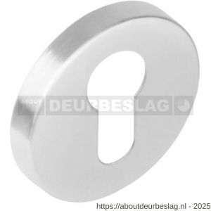Intersteel Essentials 3512 cilinderrozet verdekt diameter 53x8 mm met nokken RVS - R26002403 - afbeelding 1