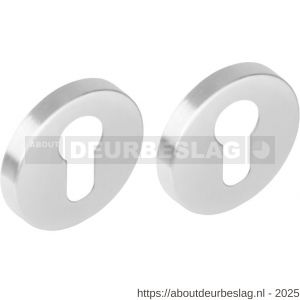 Intersteel Living 3512 cilinderrozetten verdekt diameter 53x8 mm met nokken RVS - R26011150 - afbeelding 1