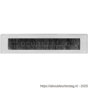 Intersteel Essentials 4015 tochtwering rechthoekig 340x76 mm RVS - R26000212 - afbeelding 1