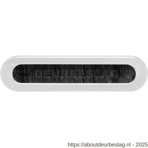 Intersteel Essentials 4015 tochtwering ovaal 340x80 mm RVS - R26007317 - afbeelding 1