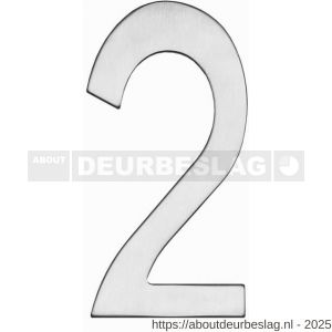 Intersteel Essentials 4020 huisnummer 2 150 mm RVS - R26002185 - afbeelding 1