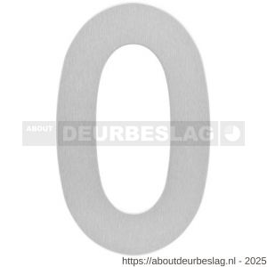 Intersteel Essentials 4020 huisnummer 0 150x2 mm RVS - R26002157 - afbeelding 1