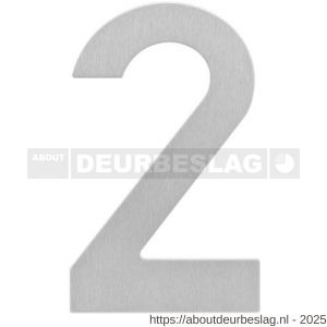 Intersteel Essentials 4020 huisnummer 2 150x2 mm RVS - R26002159 - afbeelding 1