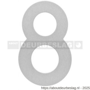Intersteel Essentials 4020 huisnummer 8 150x2 mm RVS - R26002164 - afbeelding 1