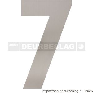 Intersteel Living 4021 huisnummer 7 XL hoogte 300 mm RVS geborsteld - R26009268 - afbeelding 1