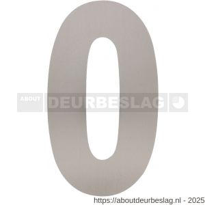 Intersteel Living 4021 huisnummer 0 XXL hoogte 500 mm RVS geborsteld - R26009271 - afbeelding 1