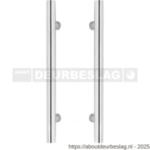 Intersteel Essentials 4324 deurgrepen per paar T-vorm 300x65x20 mm hart op mm hart 200 mm RVS - R26006093 - afbeelding 1