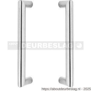 Intersteel Essentials 4335 deurgrepen per paar Recht-90 graden 320x65x20 mm hart op mm hart 300 mm RVS - R26006141 - afbeelding 1