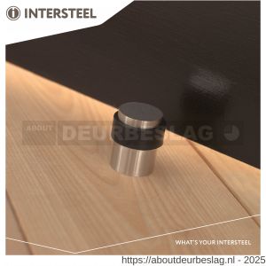Intersteel Essentials 4420 deurstop 442070 vloermontage 30 mm RVS - R26007390 - afbeelding 2