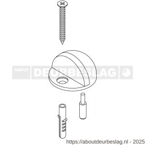 Intersteel Essentials 4420 deurstop bolrond RVS - R26000986 - afbeelding 4