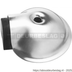 Intersteel Essentials 4421 deurstop 442100 bol diameter 65 mm met nokken RVS - R26007388 - afbeelding 1