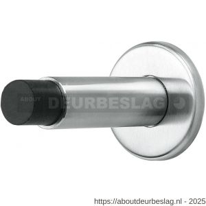 Intersteel Essentials 4421 deurstop wandmontage met rozet RVS - R26007394 - afbeelding 1