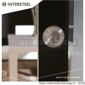 Intersteel Essentials 4476 schuifdeurkom diameter 52/85 mm RVS - R26007660 - afbeelding 2